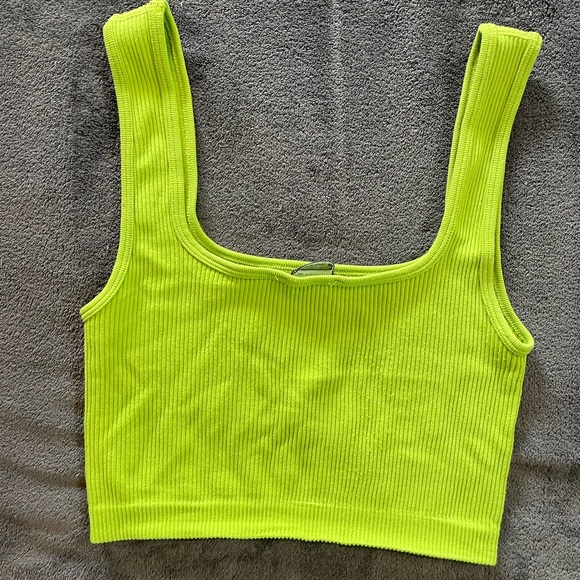 Bright Green Zara Tank Top - Picture 2 of 7